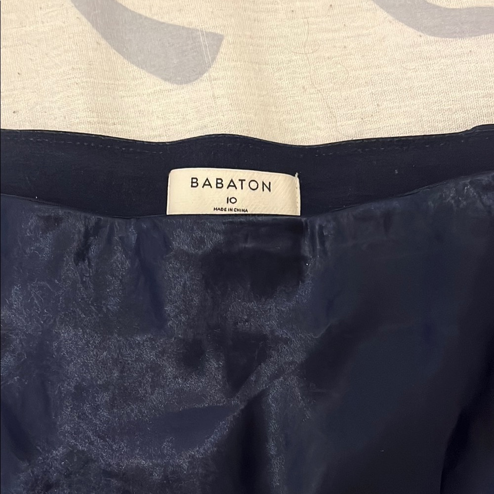 Babaton Slip Satin Midi Skirt